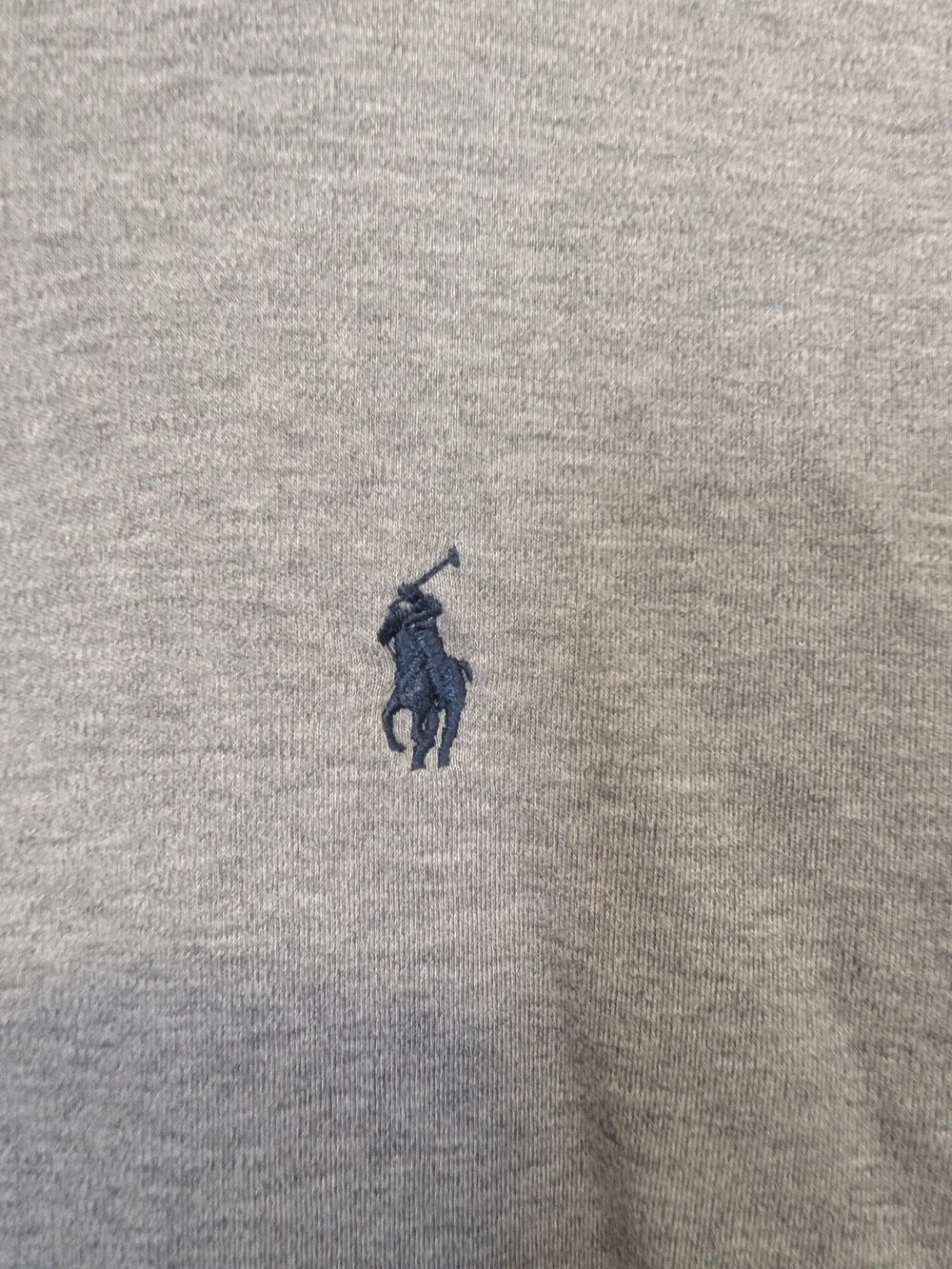 Ralph Lauren Gray Polo with Navy Pony